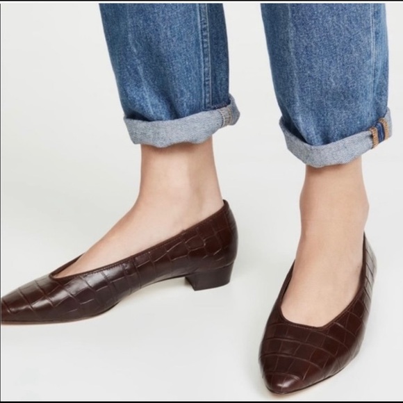 Loafler Randall Simone Pointed Toe Chocolate Flats